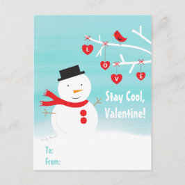Klassrumvalentinesför barn skolar snögubben helg vykort