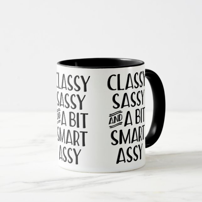 Klasssassi och lite smart assy mugg (Framsida höger)