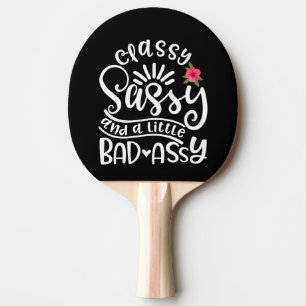 Klasssassy Sassy och en liten dålig assy Sassy-v Pingisracket