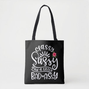 Klasssassy Sassy och en liten dålig assy Sassy-v Tygkasse