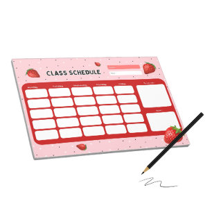 Klassschema Anteckningsblock