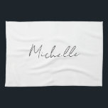 Klassskript för Snyggt Lägg till ditt namn Kökshandduk<br><div class="desc">Detta koncept,  som kommer att inge förtroende hos ge,  är enkelt och tydligt,  men som samtidigt kommer att få all uppmärksamhet,  är bara för er.</div>