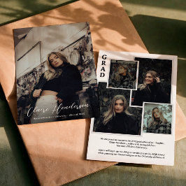 Klassskript - överlägg Foto Collage Studenten Meddelande