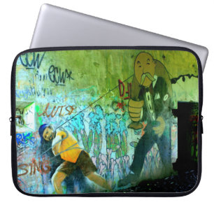 Klassstrikgraffiti art fodral