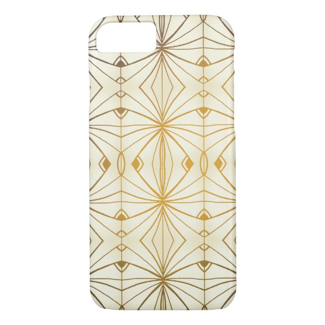 Klassy Art Deco-inspirerad design Case-Mate iPhone Skal (Baksida)