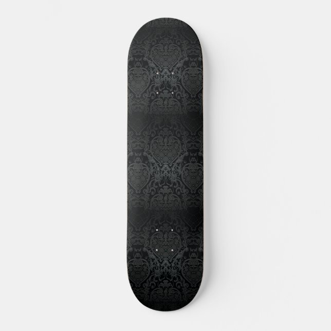 KLASSY BLACK BAROQUE VAPENSKÖLD SKATEBOARD (Framsida)