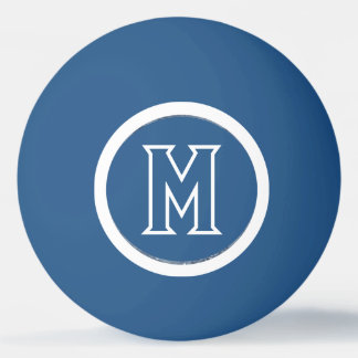 KLASSY BLUE MARBLE LOOK MED INITIAL PINGISBOLL