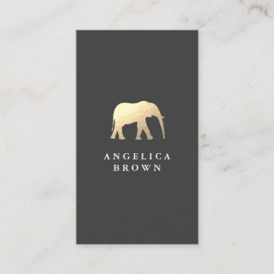 Klassy Elephant Logotyp Visitkort