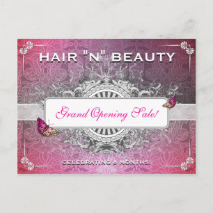 Klassy Finare Flourish Salon Sale Postcard-försälj Vykort
