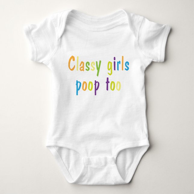 Klassy-Girls-Poop-to-Baby Tee (Framsida)