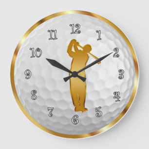 Klassy Guld akrylväggskåp Stor Klocka