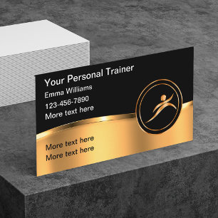 Klassy Personal Fitness Trainer Visitkort