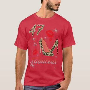 Klassy Sassy 47 Fabulous High Heel Leopard 47:e Bi T Shirt