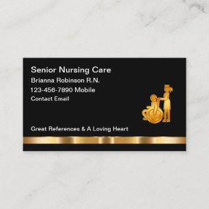 Klassy Senior Nursing RN-Affärskort Visitkort