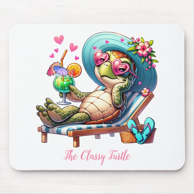Klassy Turtle Mouse Pad Musmatta (Framsidan)