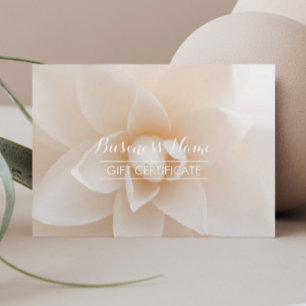 Klassy White Blommigt Gift-certifikat