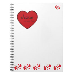 Klasyczny spiralny notatnik Jezus jest moim Panem! Anteckningsbok