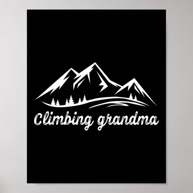 Klätrande Mormor - Vandring  Poster (Framsidan)