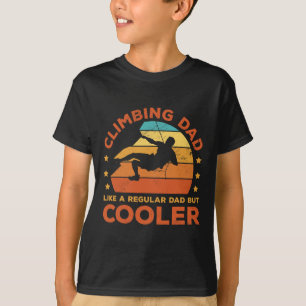 Klätrande Pappa Som En Vanlig Pappa Men Coolare Bo T Shirt