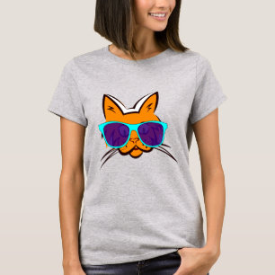 Klatt med solglasögon, roliga T-tröjor Tee Shirt