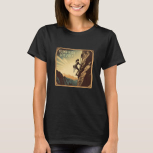 Klätterg, hög, levande T-Shirt