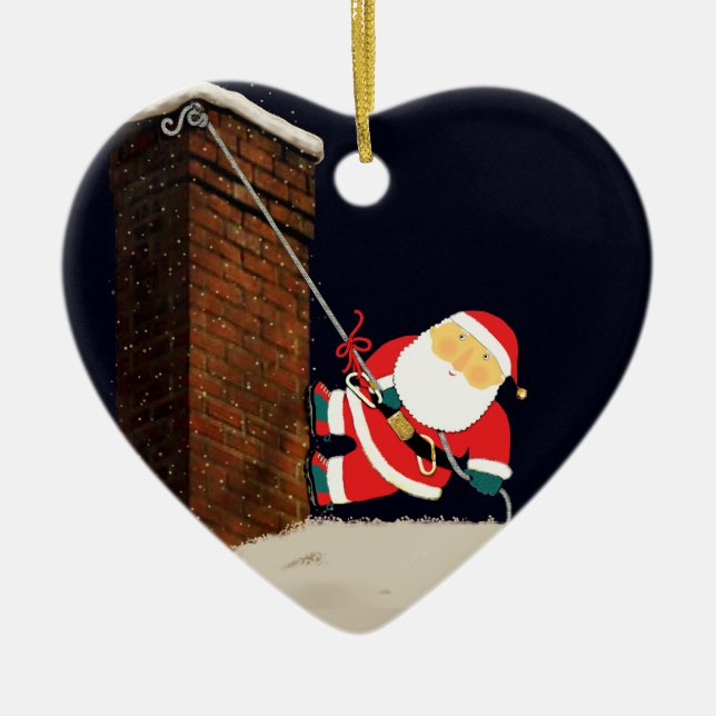 Klätterjulssamlarobjekt Julgransprydnad Keramik (Framsidan)