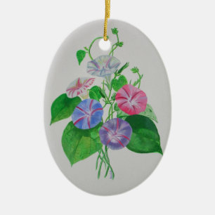 Klätterlig klättring på morgonen Glory Botanical A Julgransprydnad Keramik