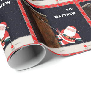 Klätterpresent Jul Klättergåva Presentpapper