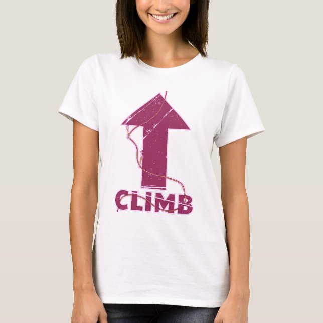 klätterrep vid sten t shirt (Framsida)