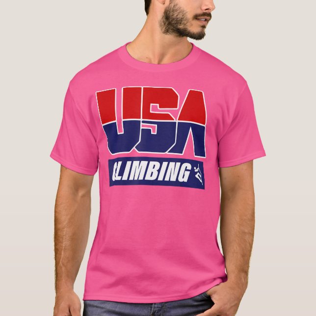 Klätterska 2021 USA-teamet T Shirt (Framsida)