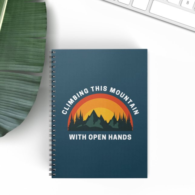 Klätterska detta bergsrep Christian Anteckningsbok (Skapare uppladdad)