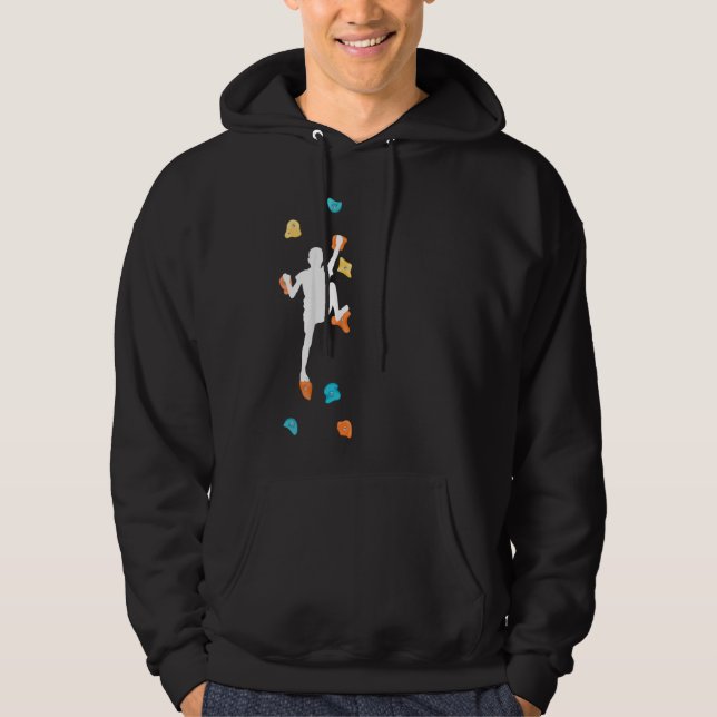 Klätterska klimatsklättring hos barn hoodie (Framsida)