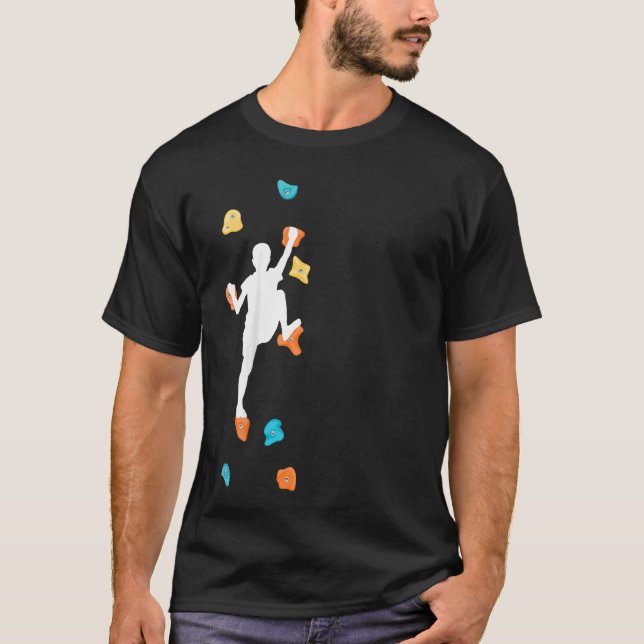 Klätterska klimatsklättring hos barn t shirt (Framsida)