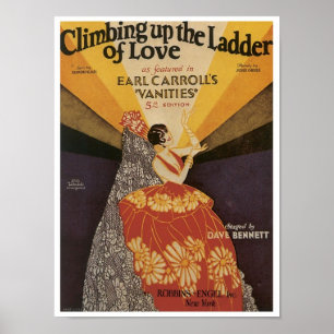 Klätterska upp i Kärlek songbock Poster