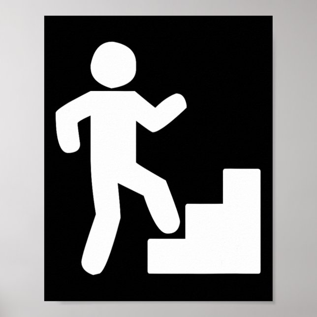 Klättertrappor Hyllningsworkout  Poster (Framsidan)