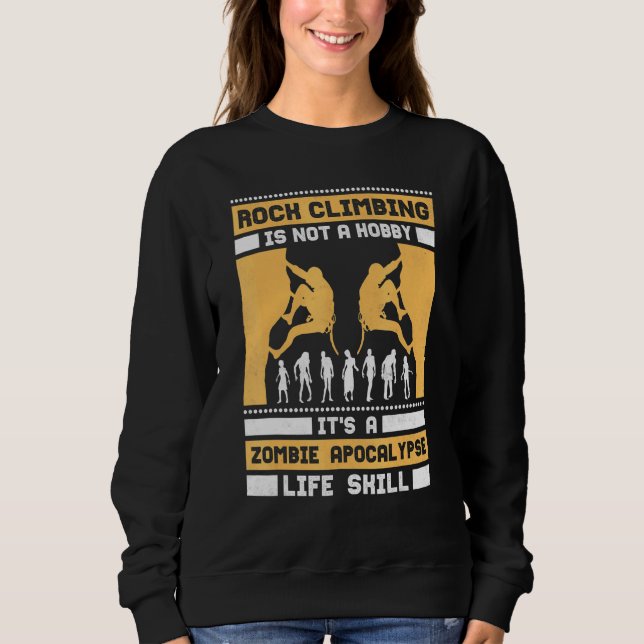 Klätting är en Zombie Apocalypse Life Skill Sten C T Shirt (Framsida)