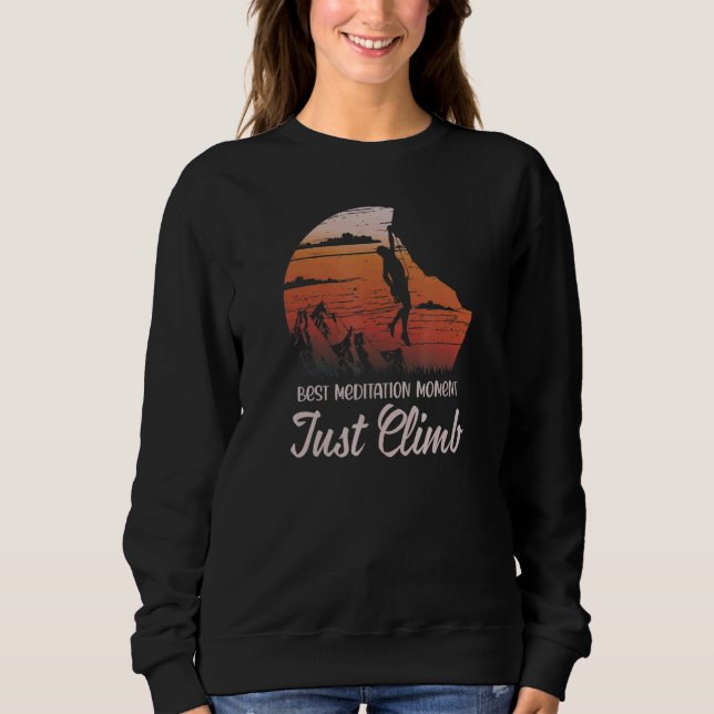 Klättra bara stenmurens berg Klipp Alpin T Shirt (Framsida)