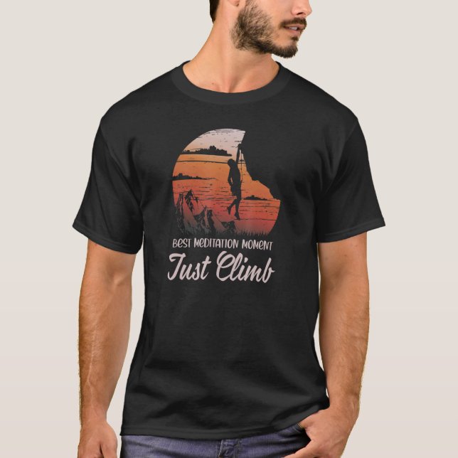 Klättra bara stenmurens berg Klipp Alpin T Shirt (Framsida)