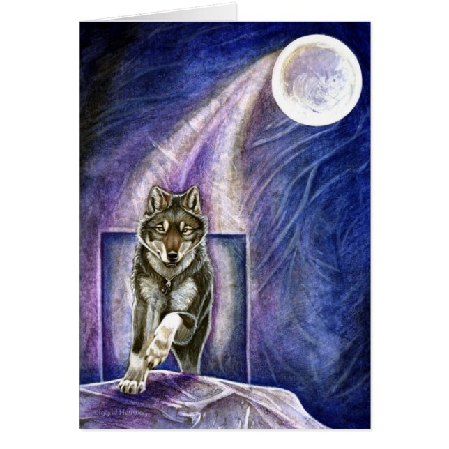 Klättra berg hälsningskort (Framsidan)