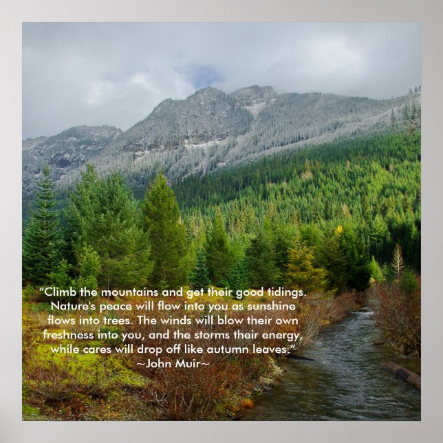 Klättra bergen poster (Framsidan)