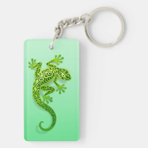 Klättra den gröna geckoen