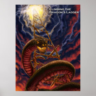Klättra drakens stege poster