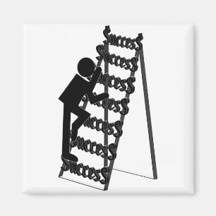 Klättra framgångens stege magnet