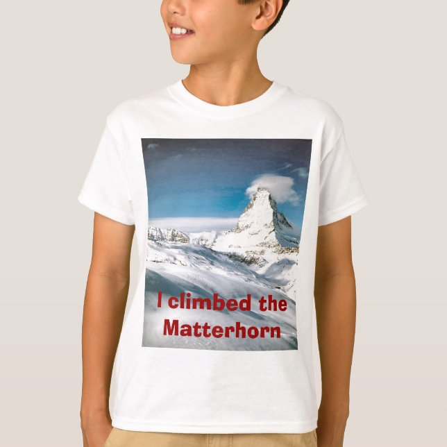 Klättra Matterhornen Tee (Framsida)