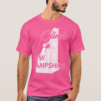 Klättra New Hampshire Klippklättring Klättrare Van T Shirt