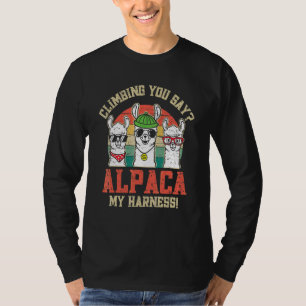 Klättra säger du lama min sele t shirt