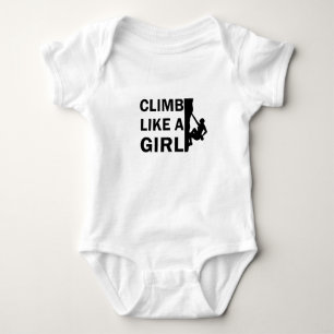 Klättra som en tjej t shirt
