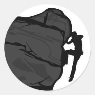 KlättrareBouldering klistermärke