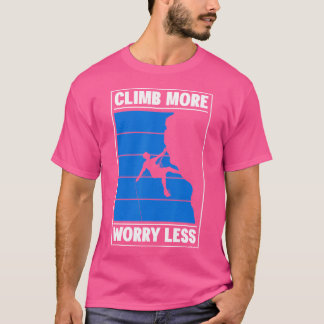 Klättring Bouldering Klättrare Bergsklättrare Sten T Shirt