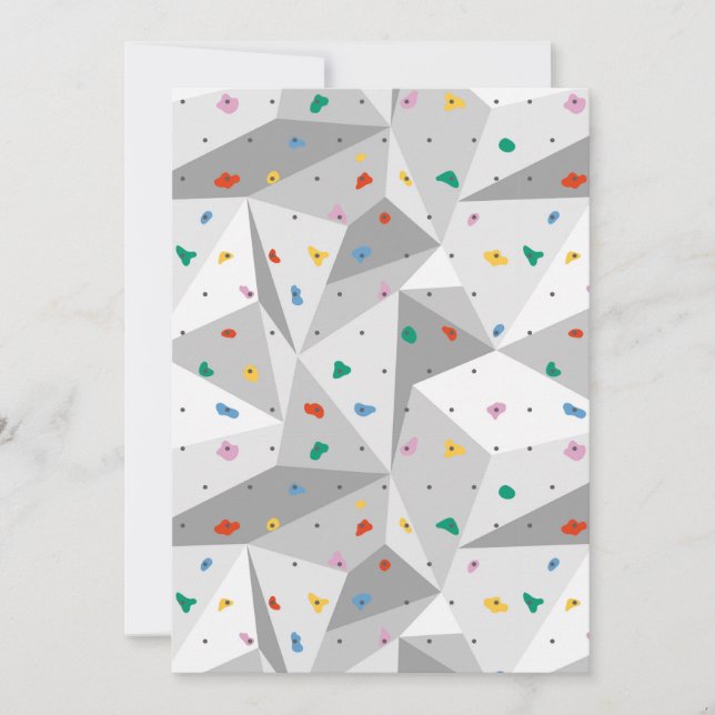 Klättring Inbjudningar (Framsida)